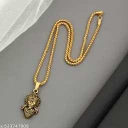 Hanuman JI Pandent with chain + Sports Watch (Combo)