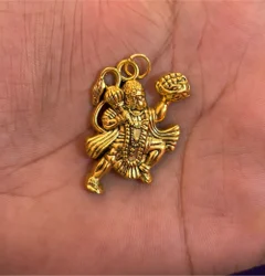 Hanuman Ji Gold Pandent