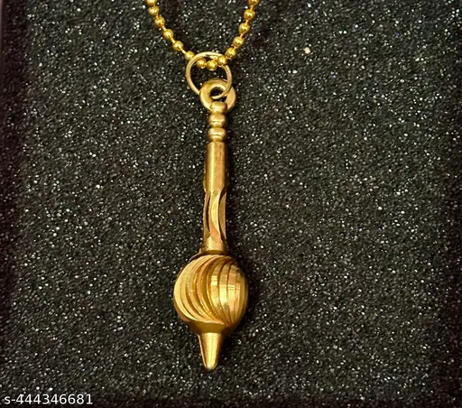 Lord Hanuman Gada Gold Plated Necklace